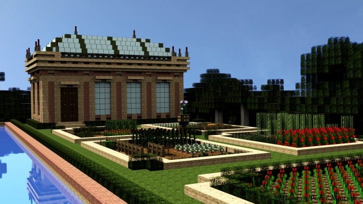 Chateau de Morangy minecraft building ideas 8