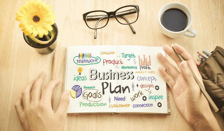 one page business plan