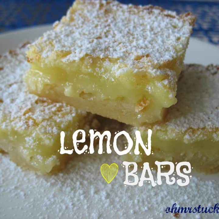 Not Chocolate Cake Lemon Bars