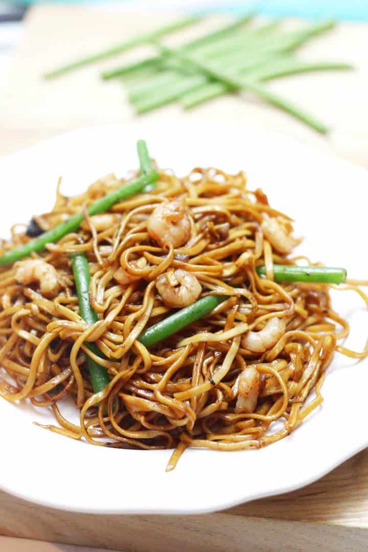 Spicy prawn noodles