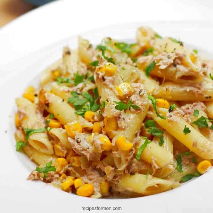 Quick and Easy Tuna Pasta ready in 15 minutes and super tasty