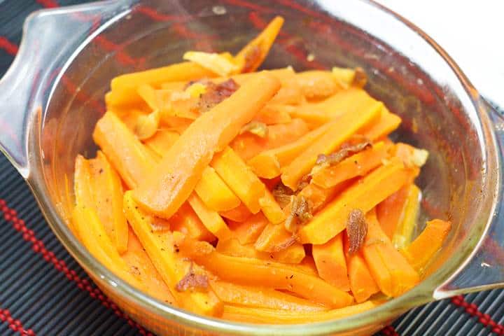 sweet roasted carrots