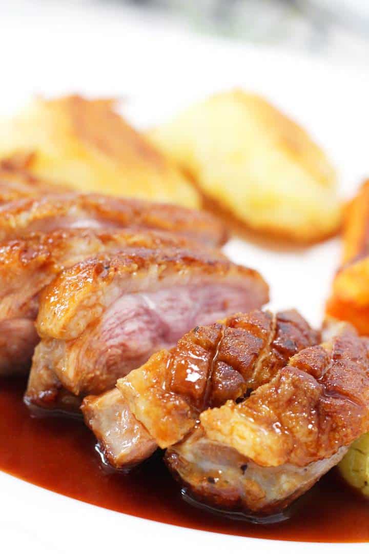 Duck Breast With Orange Sauce - a classic combination 'Duck a L'orange'