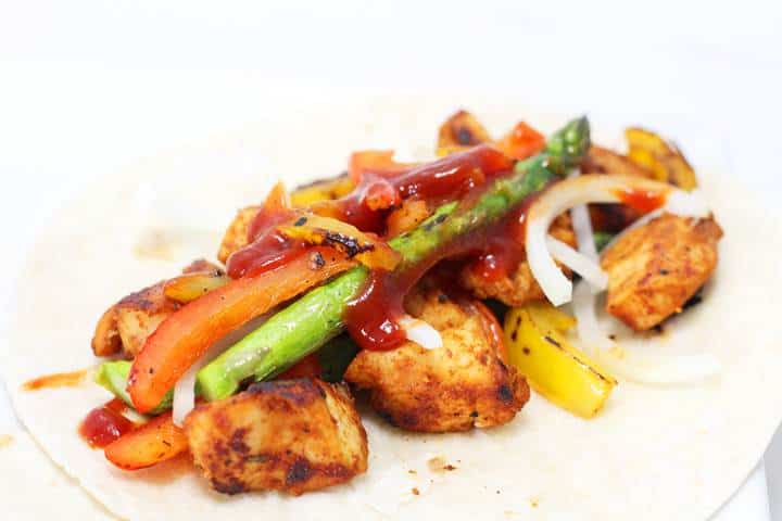 chicken tortilla wrap