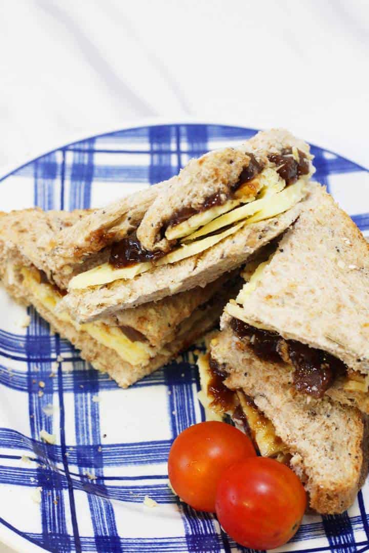 pickle cheese sandwich
