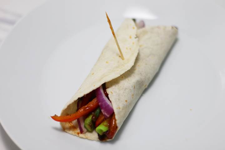 veggie tortilla roll ups