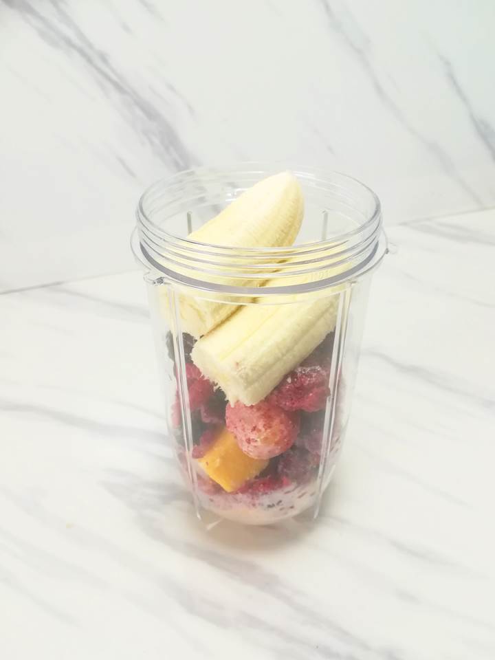 Frozen Mixed Fruit Smoothie the best way to start the day!