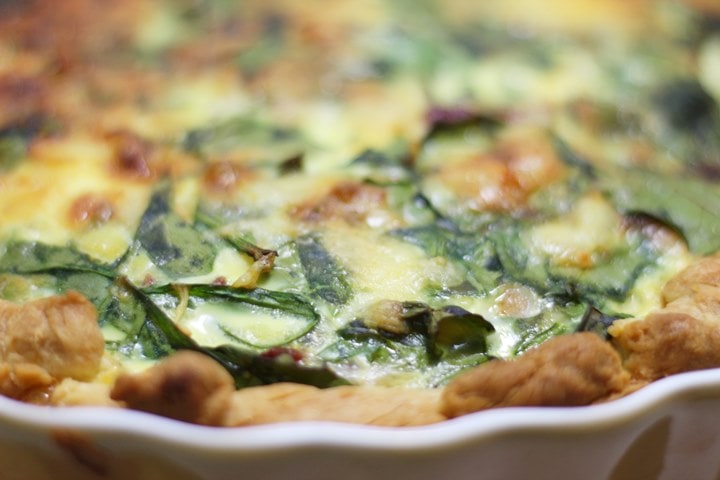 easy quiche florentine