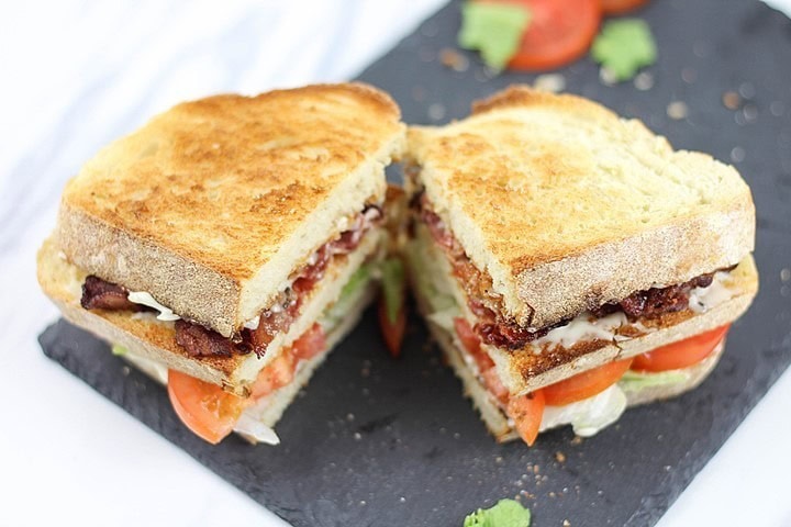 triple decker BLT
