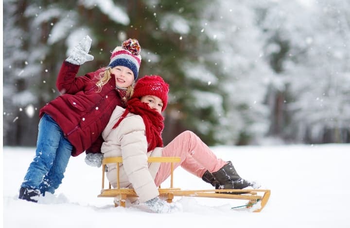 things to do over winter break sledding