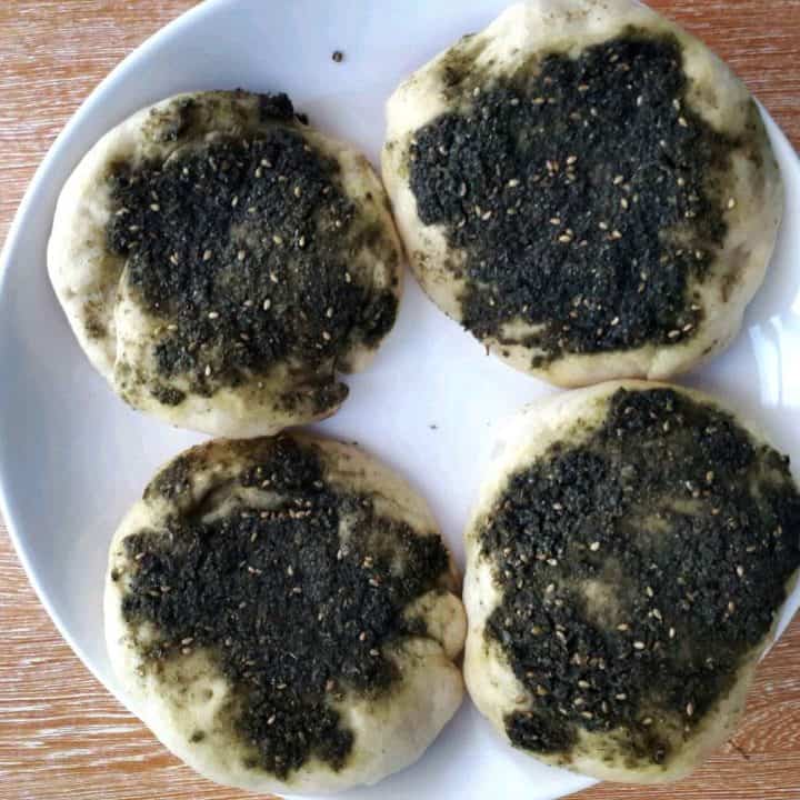 Zaatar Bread Recipe (Manakish)