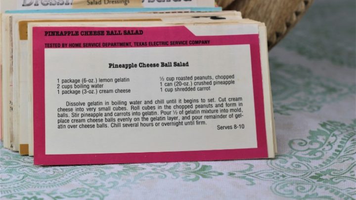 Pineapple Cheese Ball Salad
