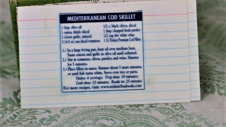 Mediterranean Cod Skillet
