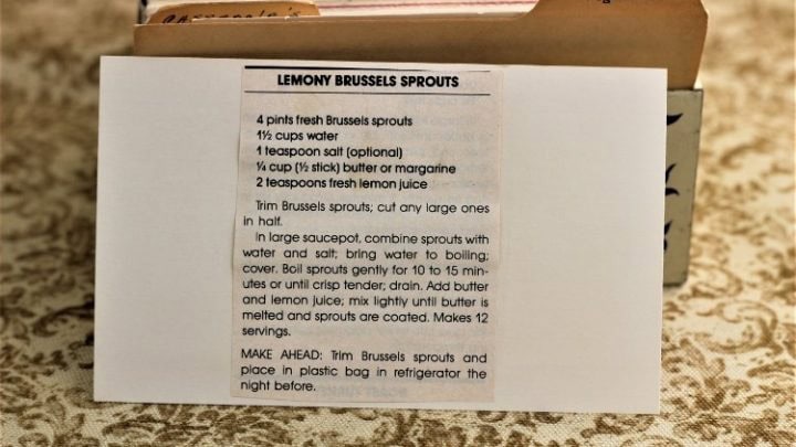 Lemon Brussels Sprouts