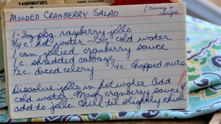 Molded Cranberry Salad