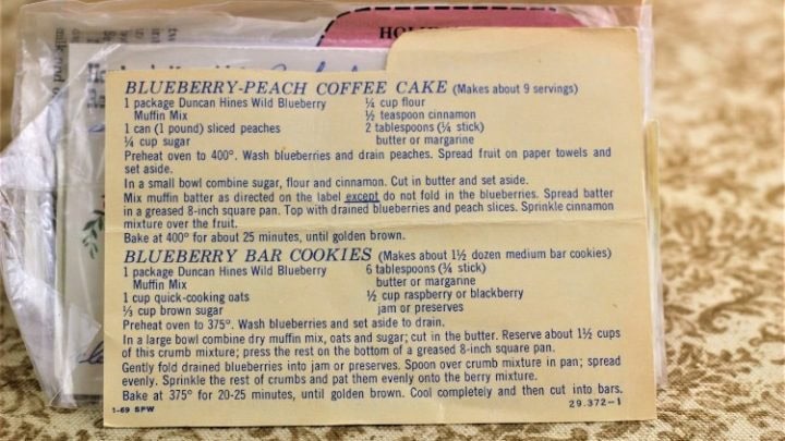 Blueberry Bar Cookies