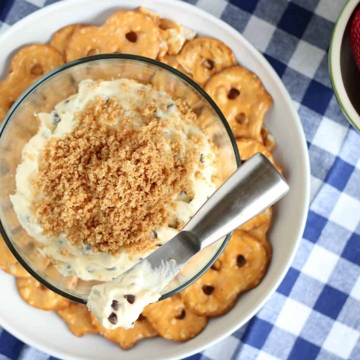 Chocolate Chip Cheesecake Cookie Dough Dip