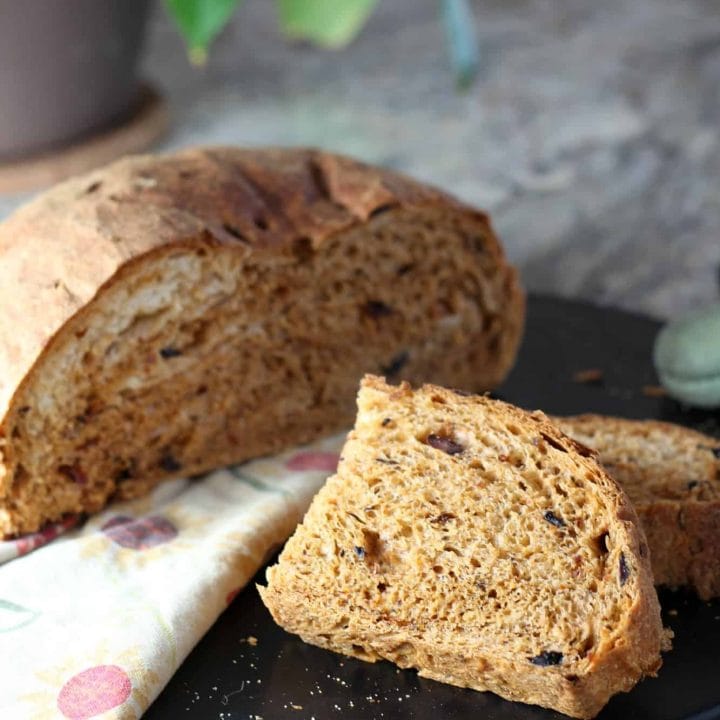 Sun Dried Tomato and Olive Bread