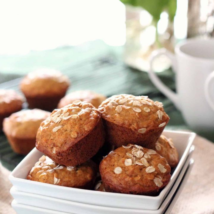 Honey-Oatmeal Muffins with #BreadBakers