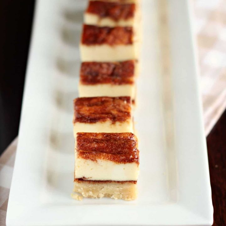 Churros Cheesecake Bars