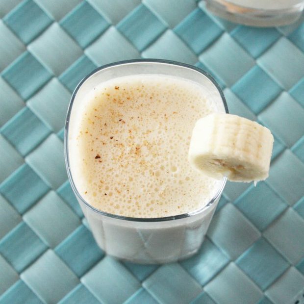 Spiked Caramelized Banana Milkshake