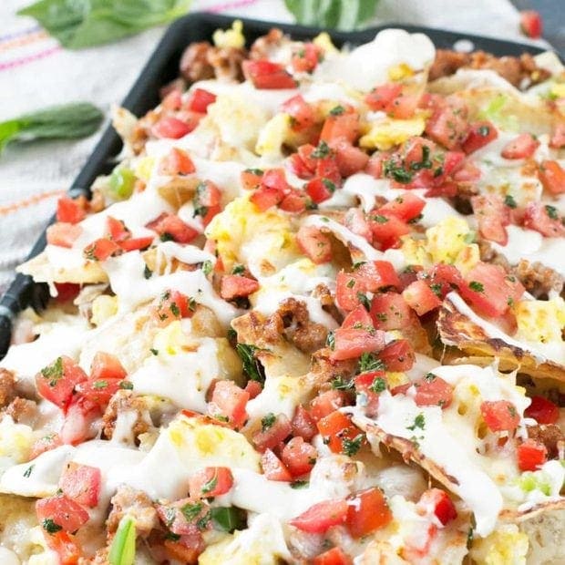 Breakfast Italian Nachos