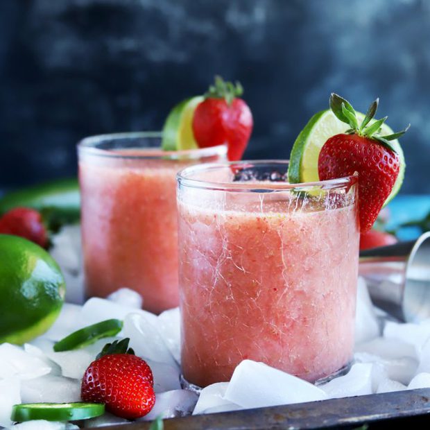 Strawberry Jalapeño Margarita