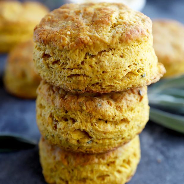 Pumpkin Sage Biscuits