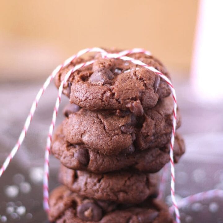 Sea Salt Double Chocolate Cookies