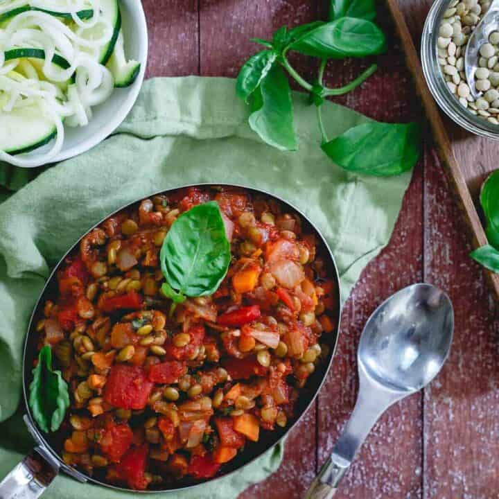 Lentil Bolognese