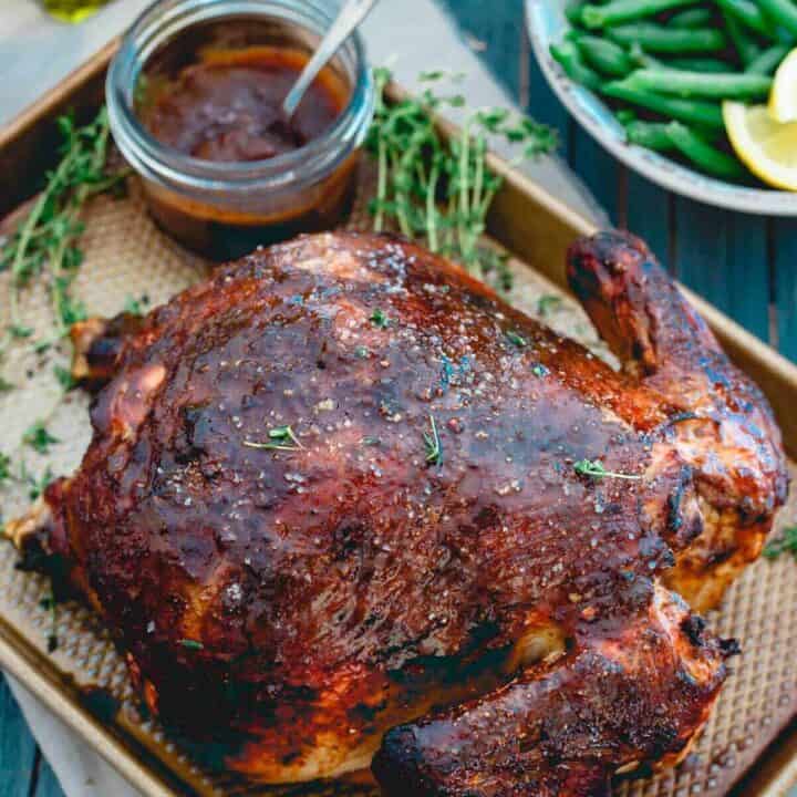 Apple Butter Roasted Chicken