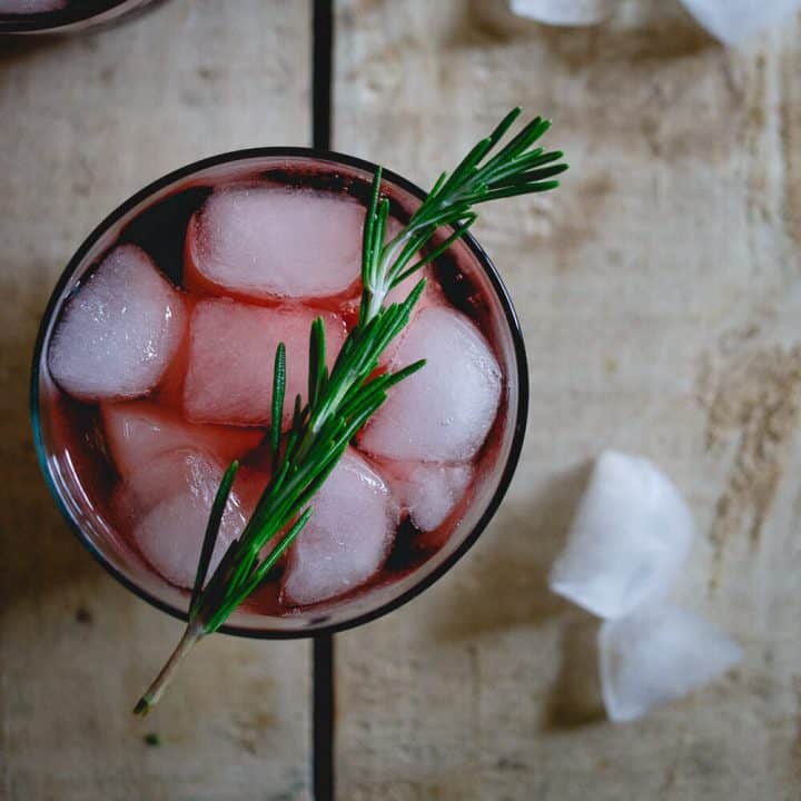 Tart Cherry Red Wine Spritzer