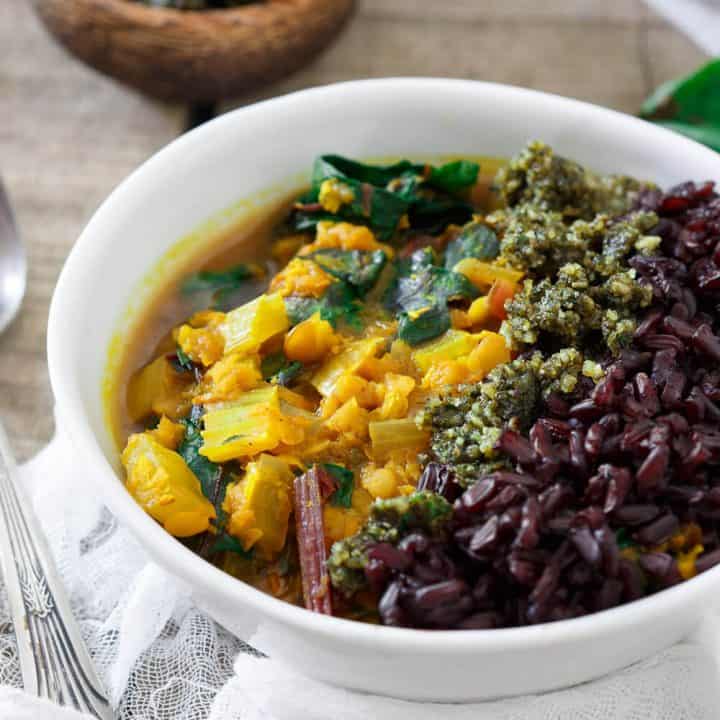 Turmeric Lentil Stew