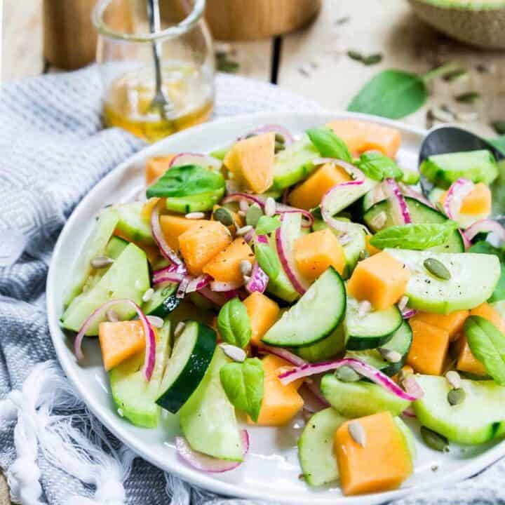 Cucumber Melon Salad