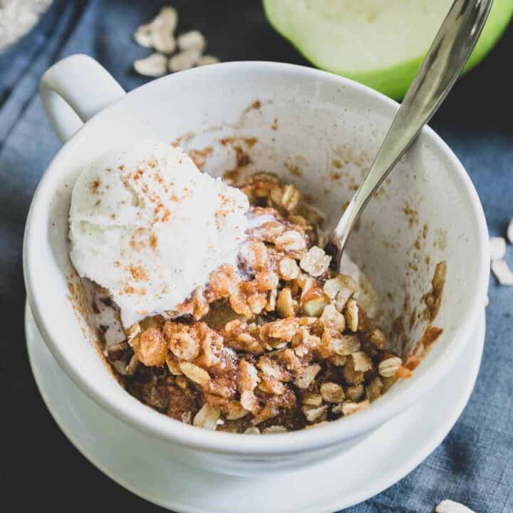 Microwave apple crisp recipe