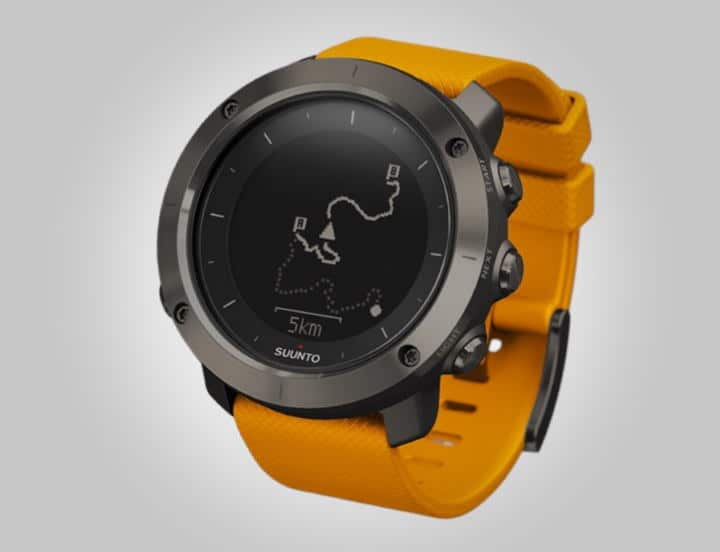 Suunto Traverse with Orange Strap