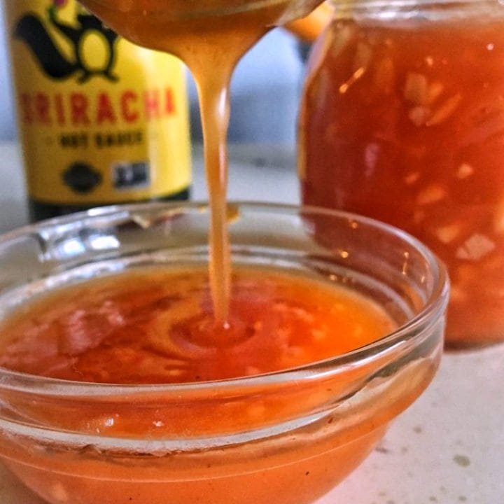 Sweet Chili Sauce may become your new favorite condiment. It's easy to make, lasts a while and uses real ingredients you already have in your pantry!