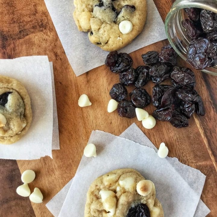 White Chocolate Chip Cherry Cookies