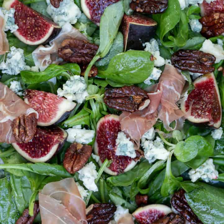 Fig Salad with Blue Cheese