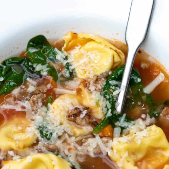 Tuscan Tortellini Soup