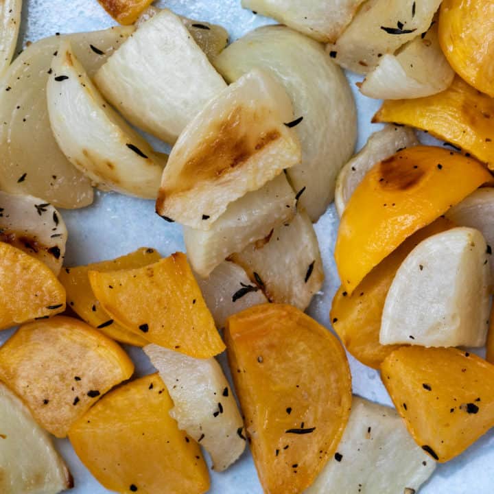 Roasted Turnips with Honey