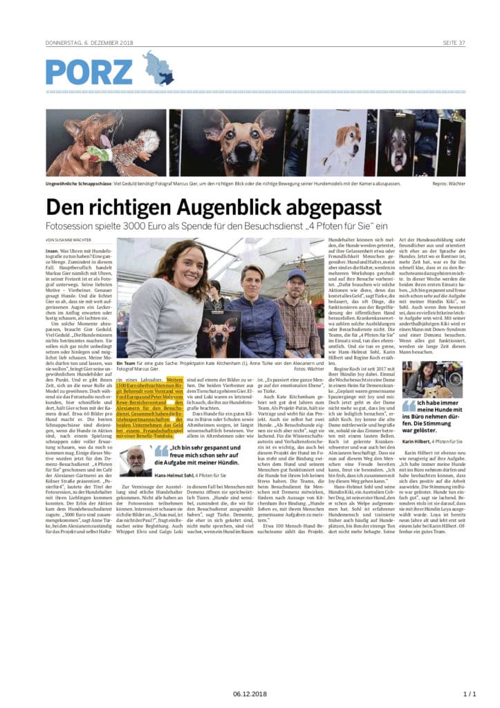 Die Windhundgang in der Presse