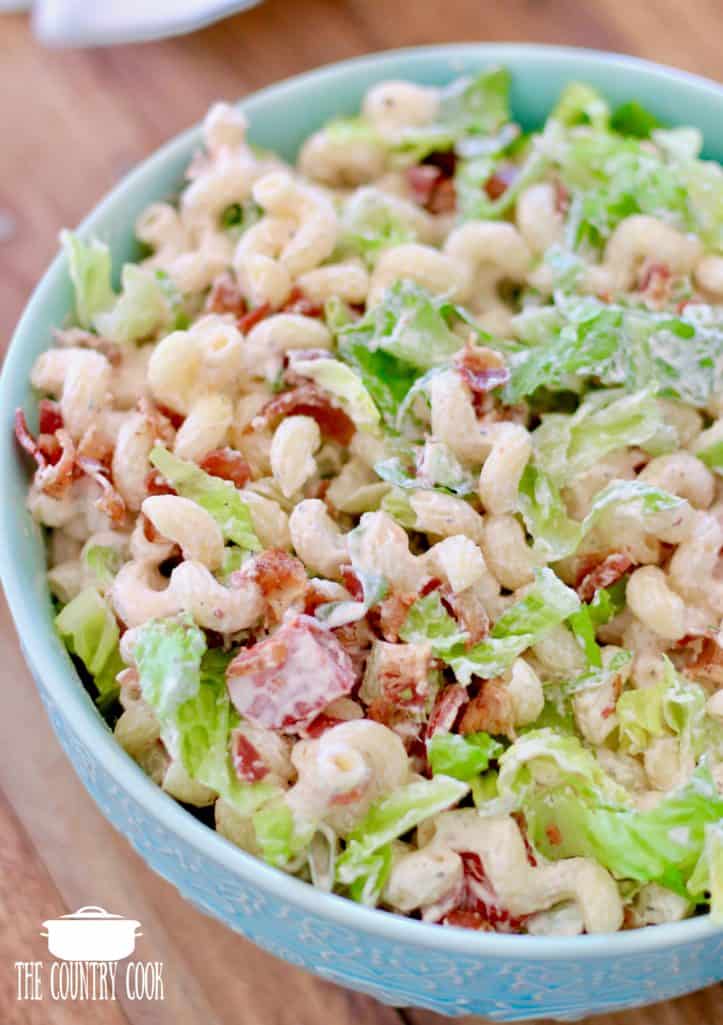 BLT Macaroni Salad The Country Cook