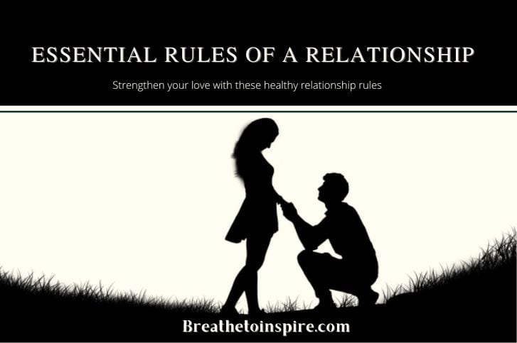 rules for a relationship relationship-rules
