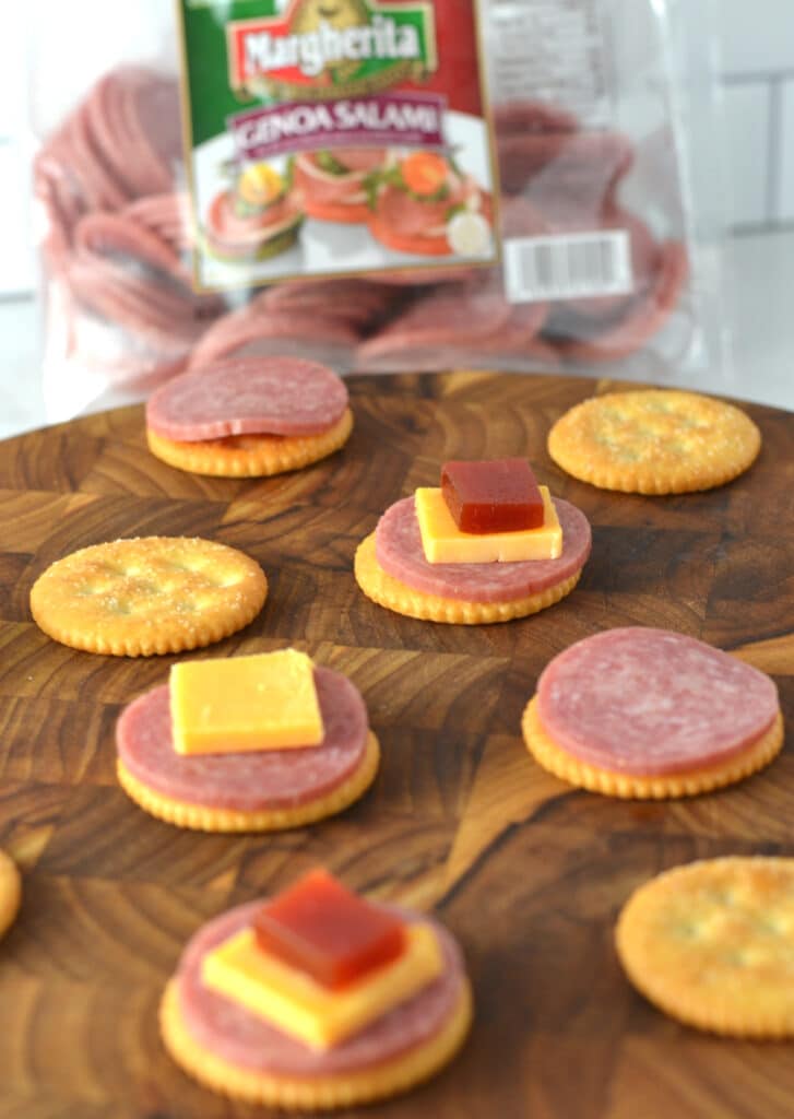 Puerto Rican Salami, Guava and Cheese Appetizers (Entremeses Tipicos)