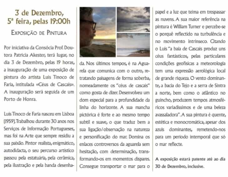 "Céus de Cascais" 7 "Céus de Cascais" Artes & contextos Luis tinoco