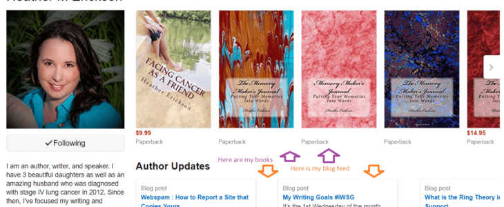 Amazon Author Page