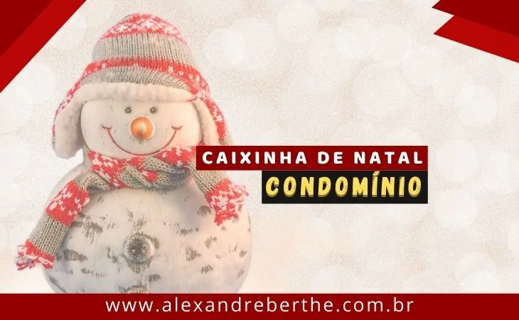 caixinha natal condominio
