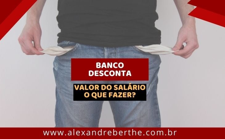 banco pode descontar salario