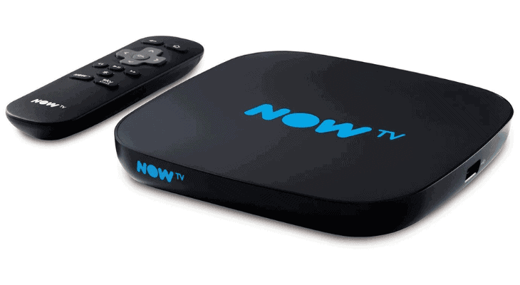 now tv remote and box